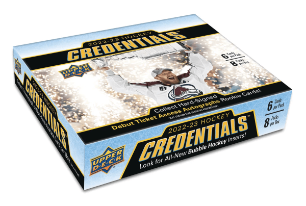 2022-23 Upper Deck Credentials Hockey Hobby Box Sale