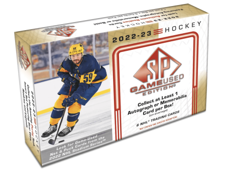 2022-23 Upper Deck SP Game Used Hockey Hobby Box Case (18 Boxes) Online now