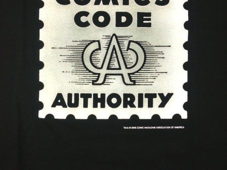 Comics Code Authority T-Shirt (Black) Online now