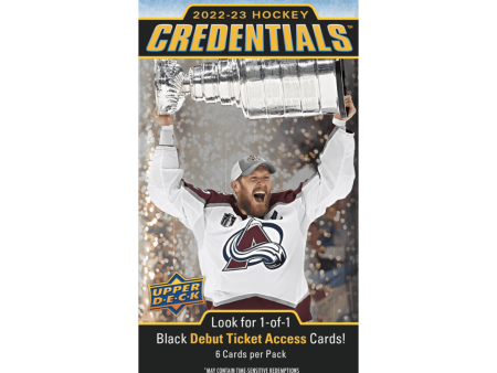 2022-23 Upper Deck Credentials Hockey Hobby Pack Online now