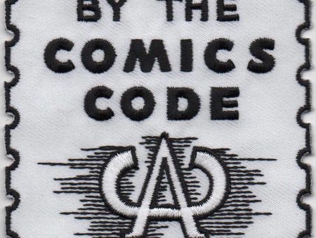 Comics Code Authority Seal Embroidered Patch Fashion