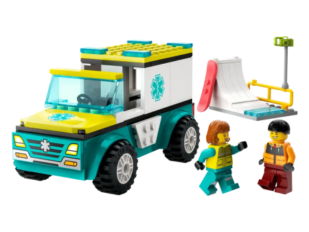 60403 Emergency Ambulance and Snowboarder Online Sale