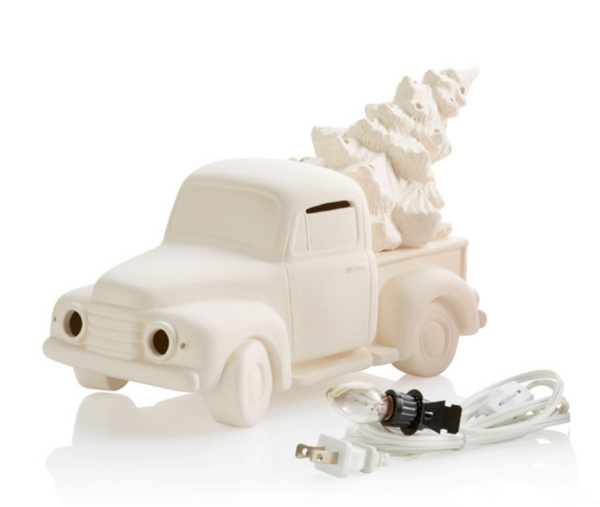 VINTAGE TRUCK W TREE For Discount