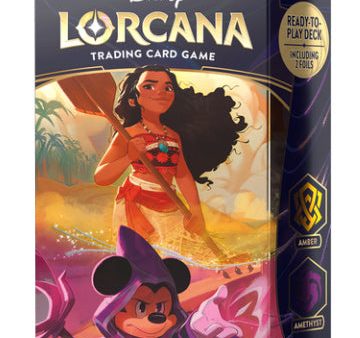 Disney Lorcana The First Chapter Starter Deck Amber & Amethyst For Discount