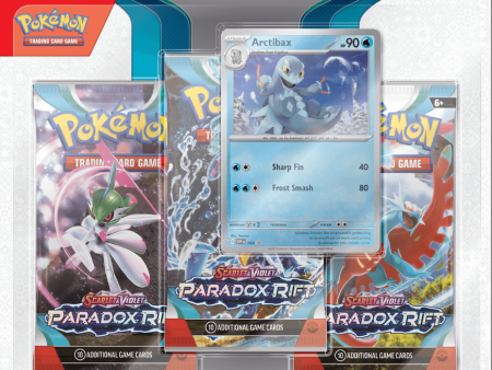 Pokemon Scarlet and Violet Paradox Rift 3 Pack Blister - Arctibax Online now