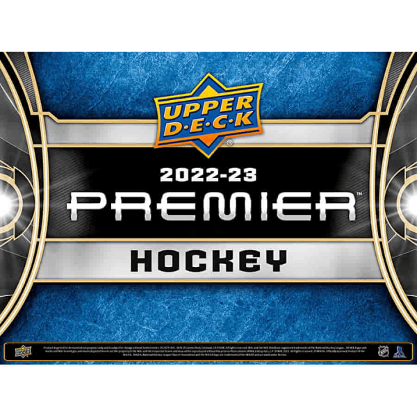 2022-23 Upper Deck Premier Hockey Hobby Box Case (10 Boxes) Online Hot Sale