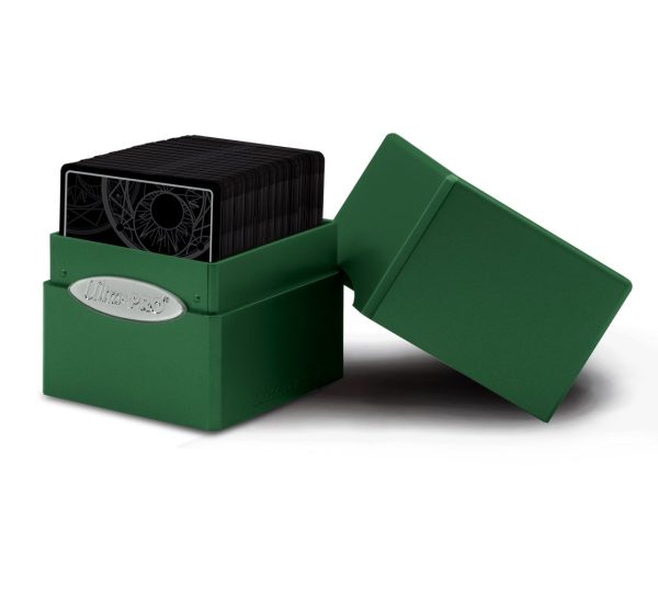 Ultra PRO Satin Cube Deck Box Forest Green Online Hot Sale