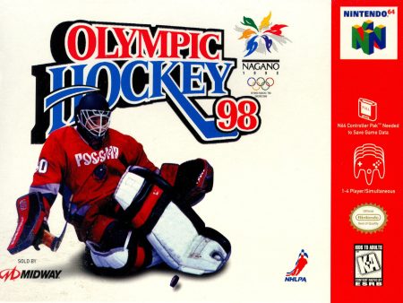 OLYMPIC HOCKEY NAGANO  98  - N64 (W BOX & MANUAL) For Discount