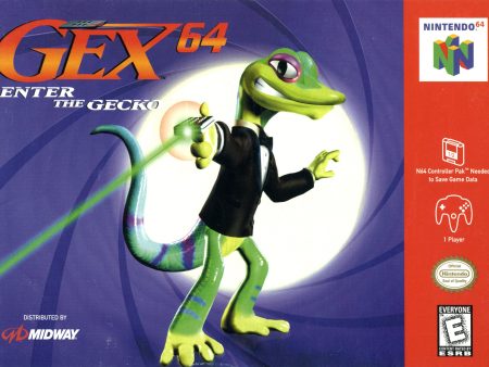 GEX 64  - N64 (W BOX & MANUAL) Online now